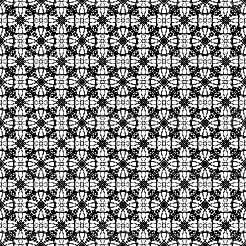 Black seamless abstract pattern. Overlay for background and backdrop. Ornamental design. PNG graphic illustration with transparent background.