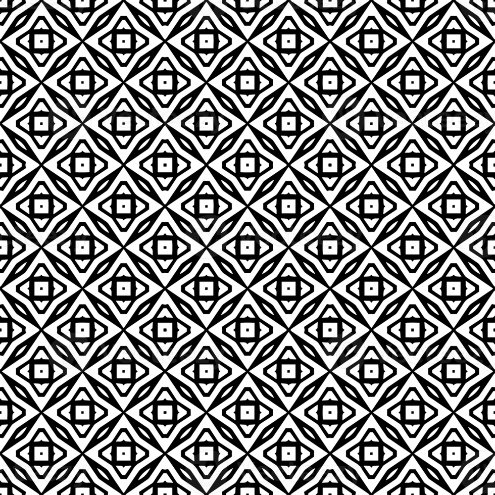 Black seamless abstract pattern. Overlay for background and backdrop. Ornamental design. PNG graphic illustration with transparent background.