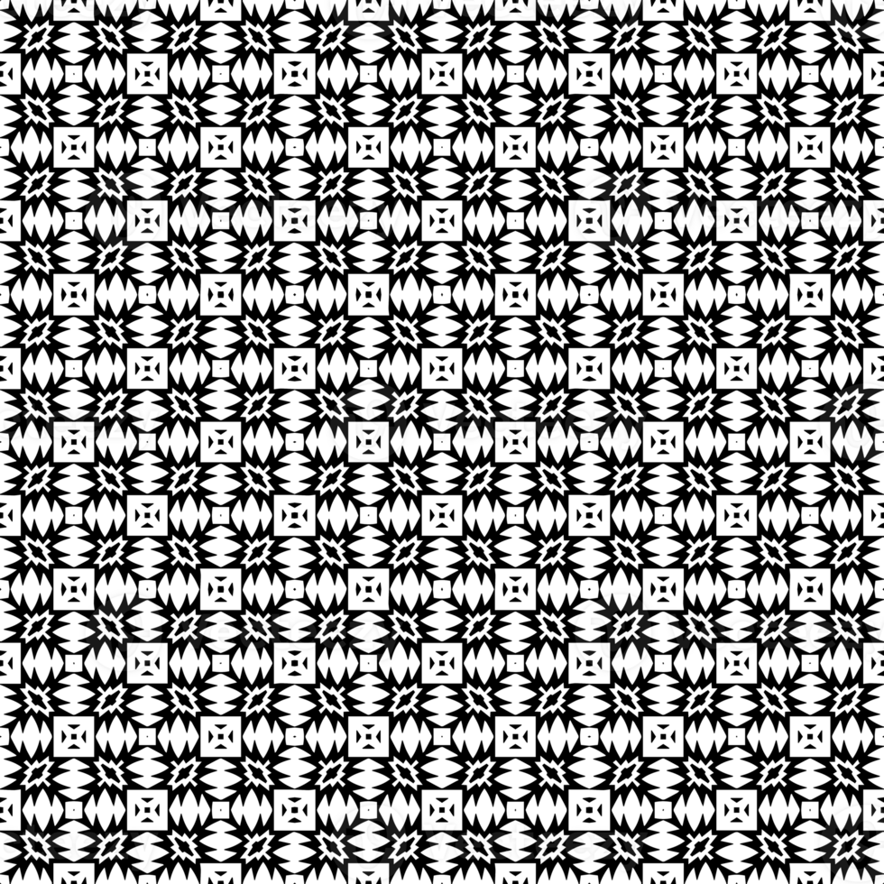Black seamless abstract pattern. Overlay for background and backdrop. Ornamental design. PNG graphic illustration with transparent background.