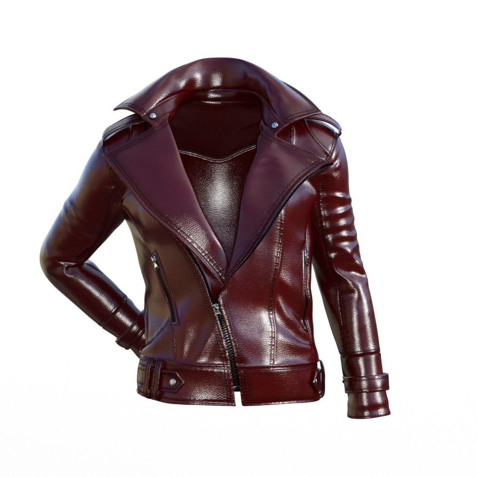 cuero chaqueta aislado png