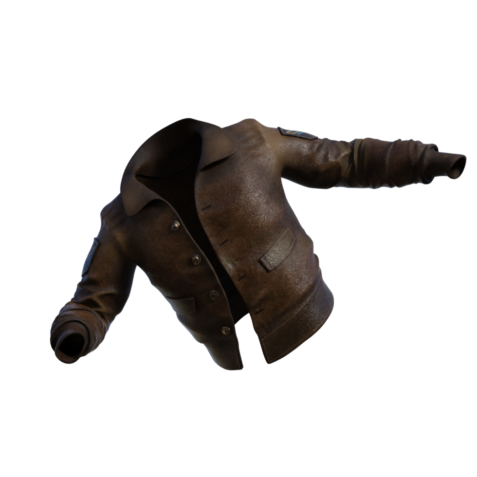 Brown jacket isolated png