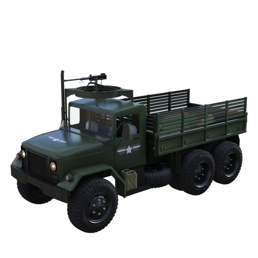 Truck military isolated png
