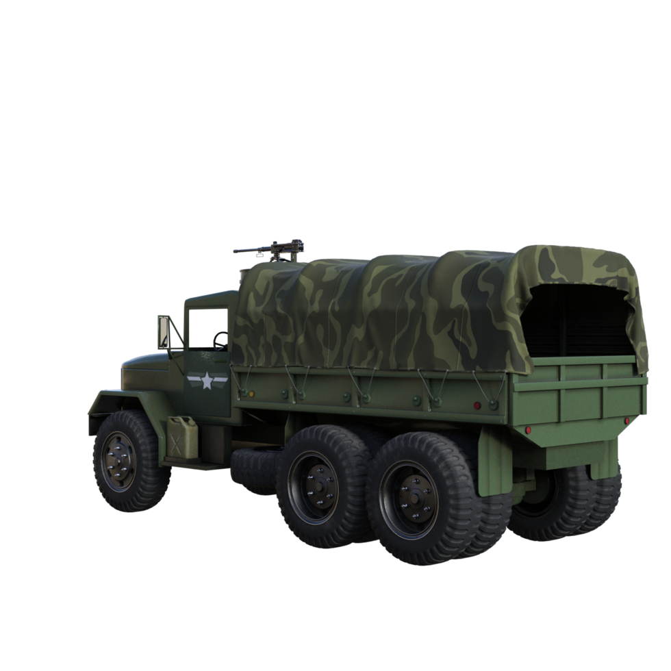 Truck military isolated png