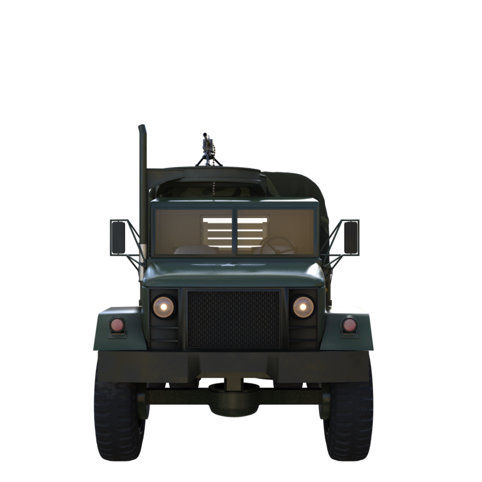 Truck military isolated png