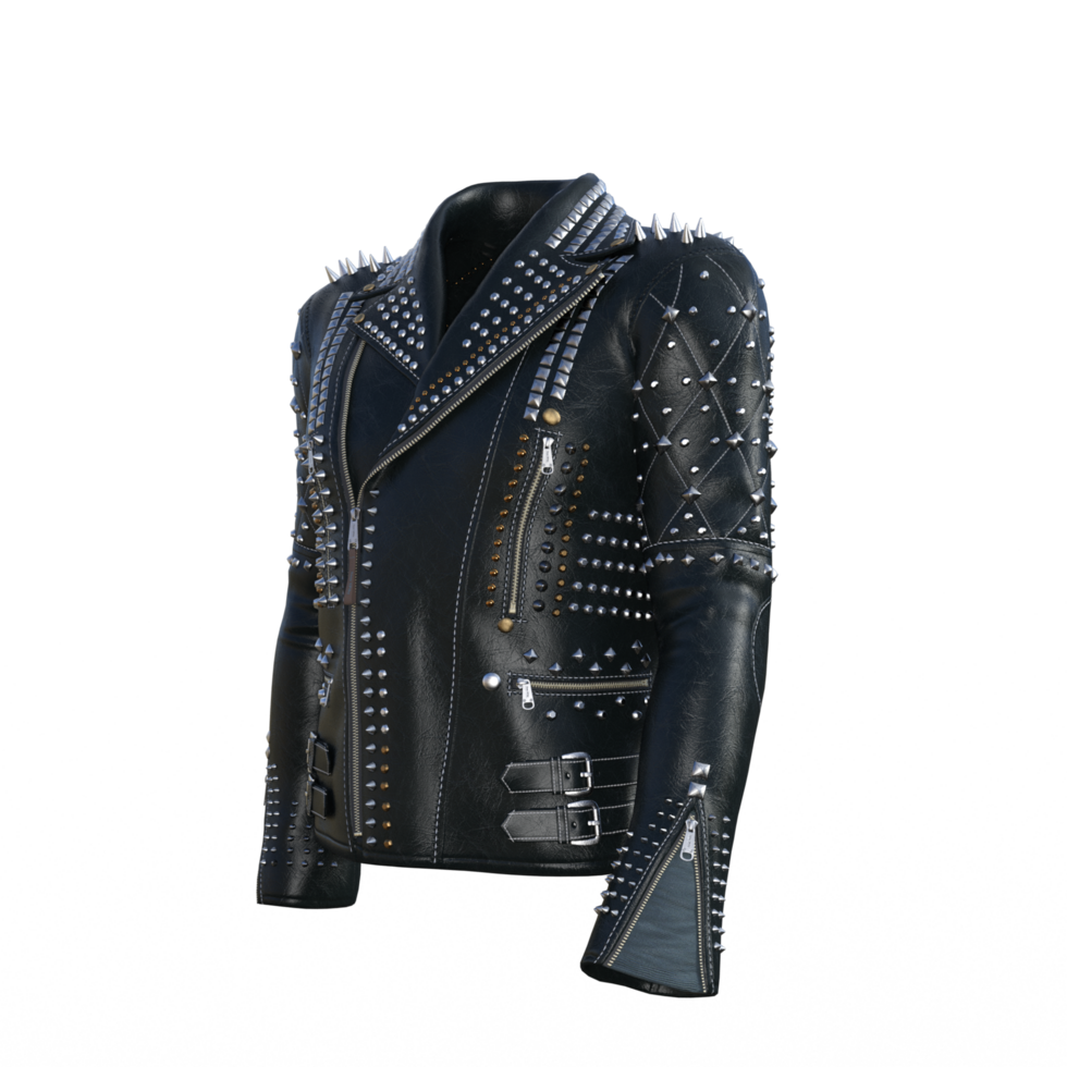 black leather jacket png