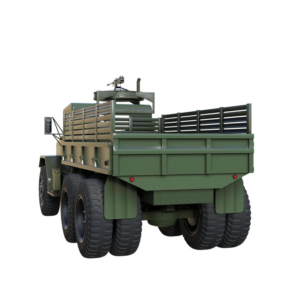 Truck military isolated png
