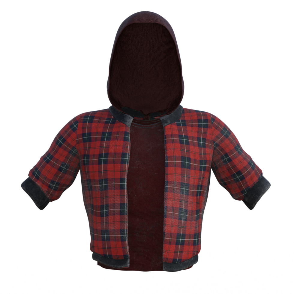 hooded jacket with a hood png