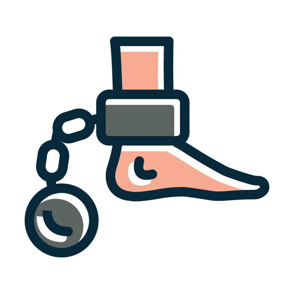 Slave Vector Thick Line Filled Dark Colors