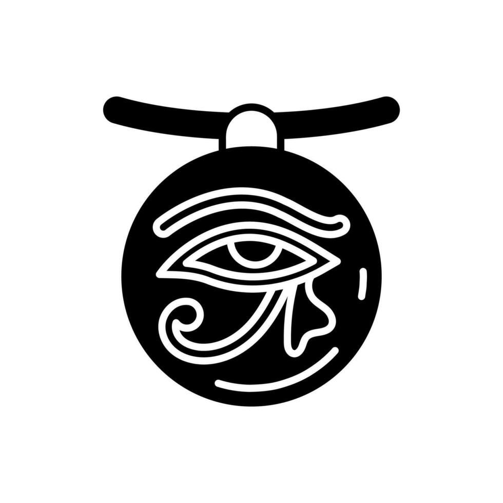 Eye Amulet icon in vector. Illustration vector