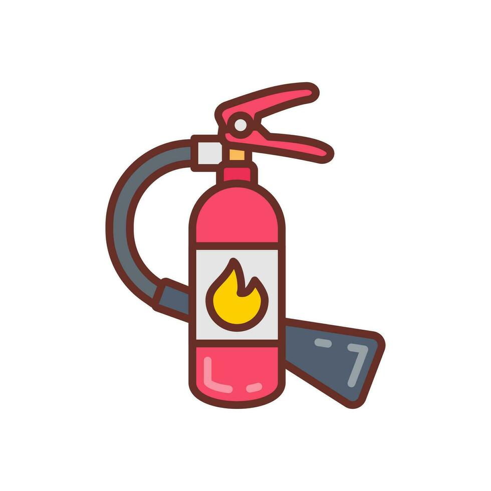 Fire Extinguisher in vector. Illustration vector