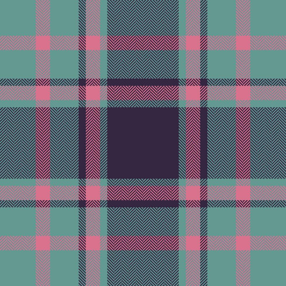 Plaid check pattern. Seamless fabric texture. Tartan textile print. vector