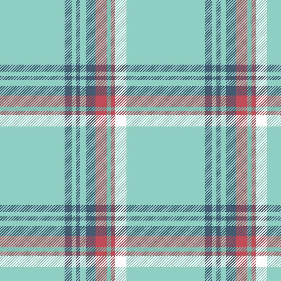 Plaid seamless pattern. Check fabric texture. Vector textile print.