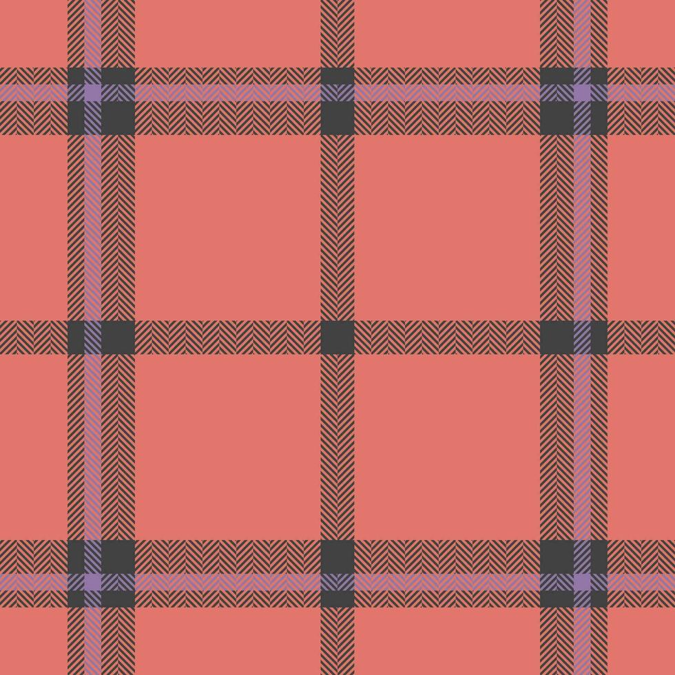 Plaid check pattern. Seamless fabric texture. Tartan textile print. vector