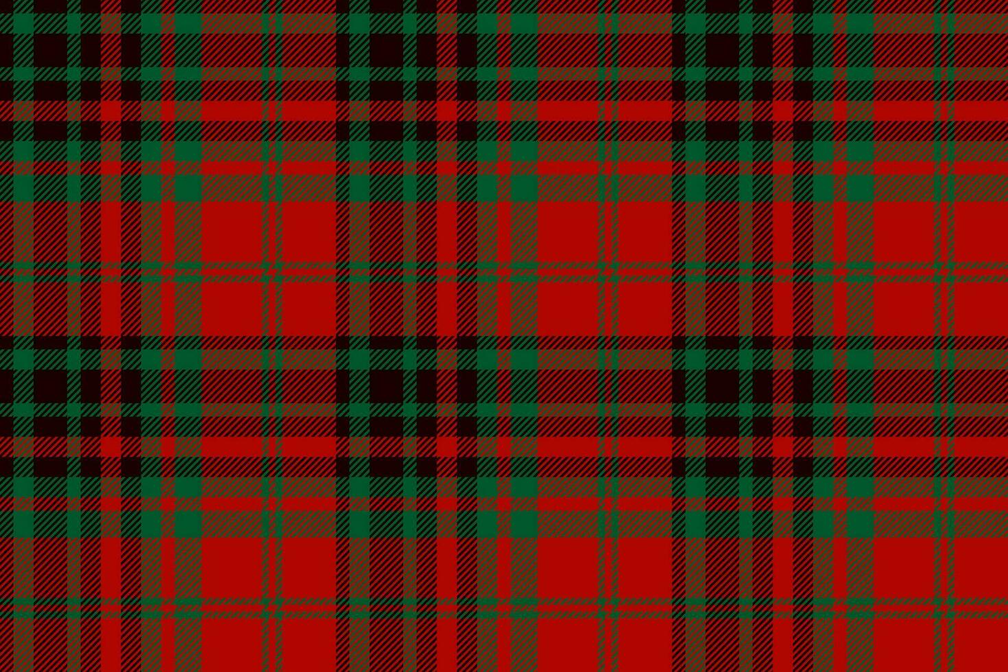 Plaid background, check seamless pattern in red. Vector fabric texture for textile print, wrapping paper, gift card or wallpaper.