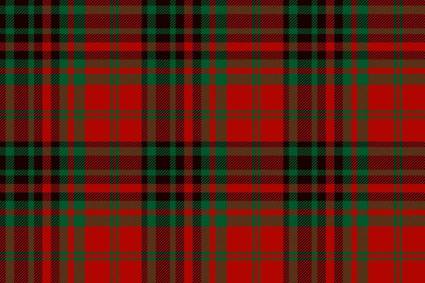 Plaid background, check seamless pattern in red. Vector fabric texture for textile print, wrapping paper, gift card or wallpaper.