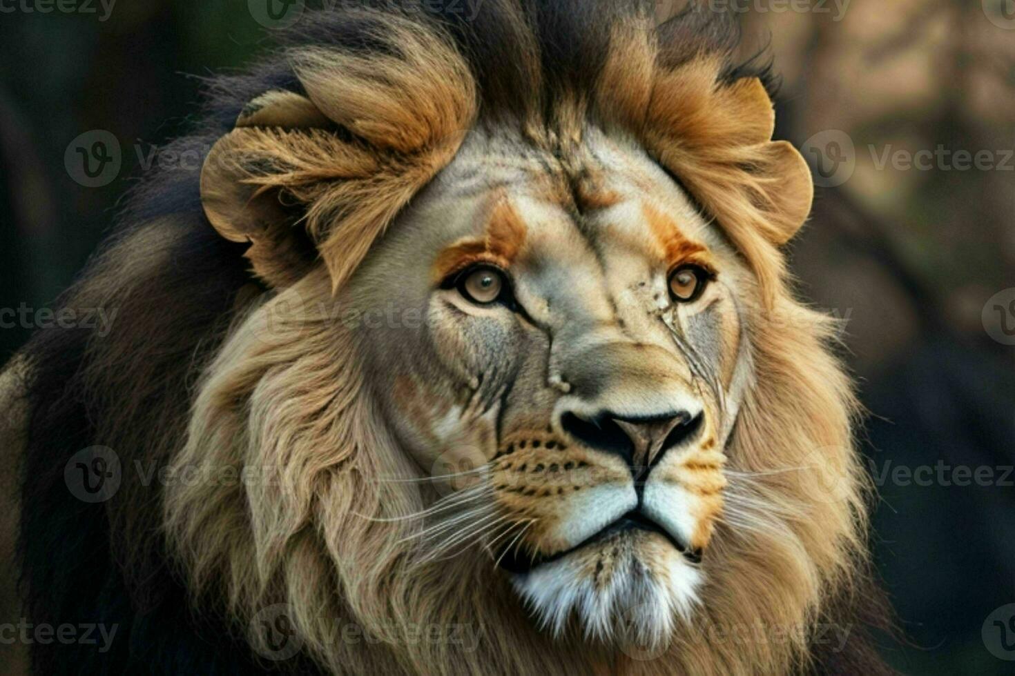 Lion. background. AI Generative Pro Photo