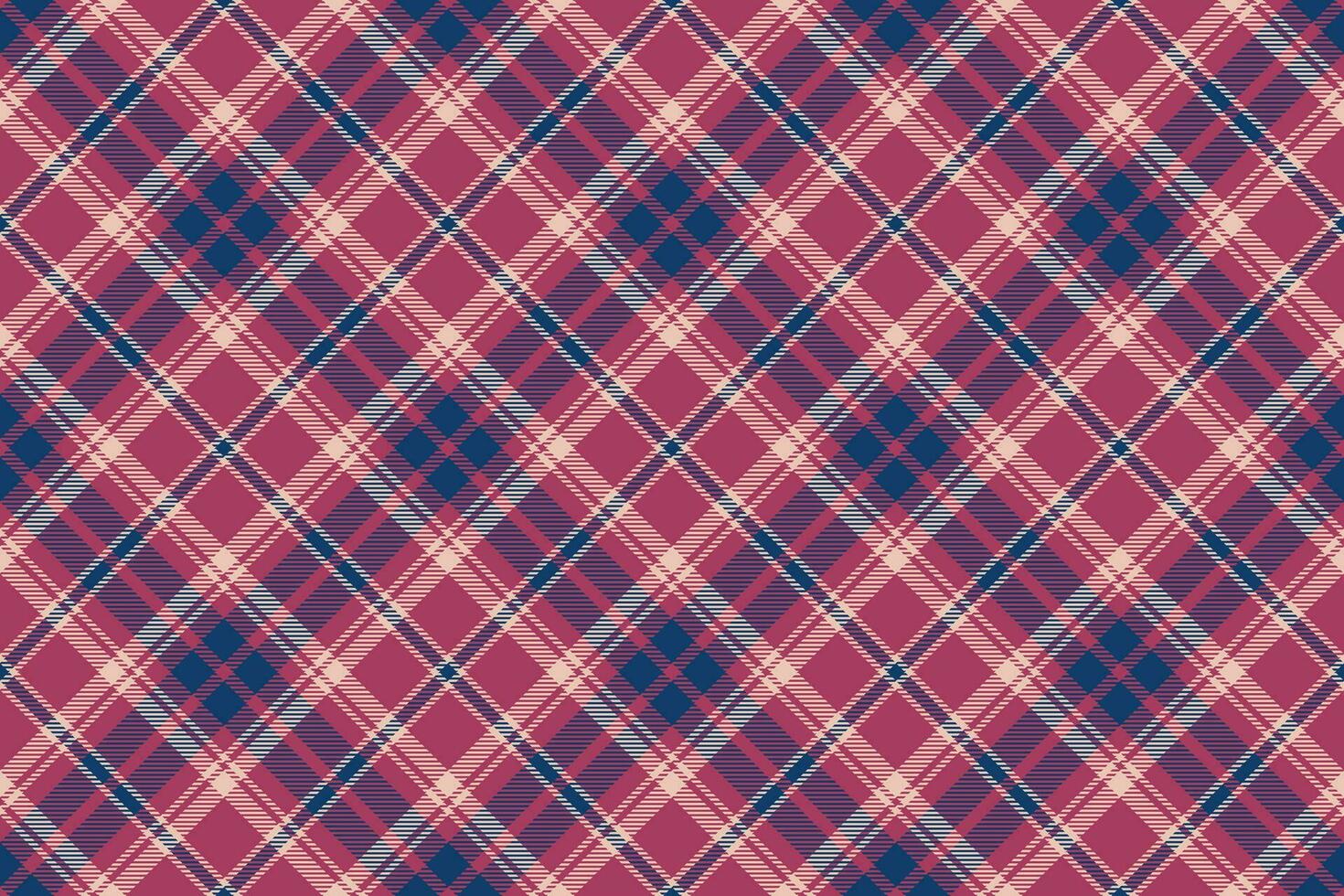 Tartan plaid background, diagonal check seamless pattern. Vector fabric texture for textile print, wrapping paper, gift card, wallpaper.