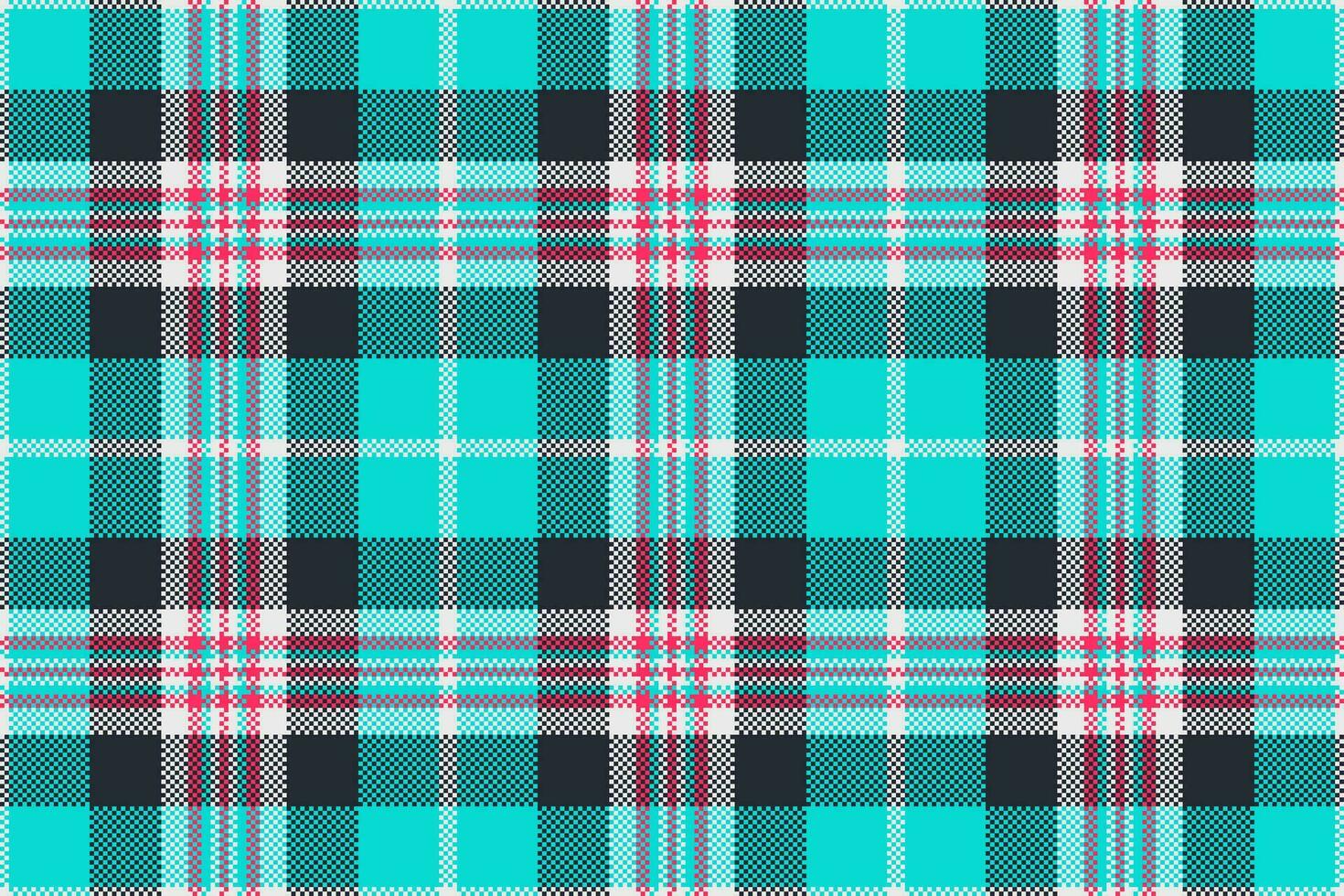 Vector fabric textile of pattern seamless background with a texture check plaid tartan.