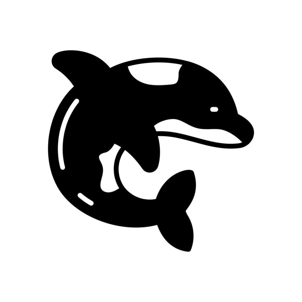 Giant Whale icon in vector. Illustration vector