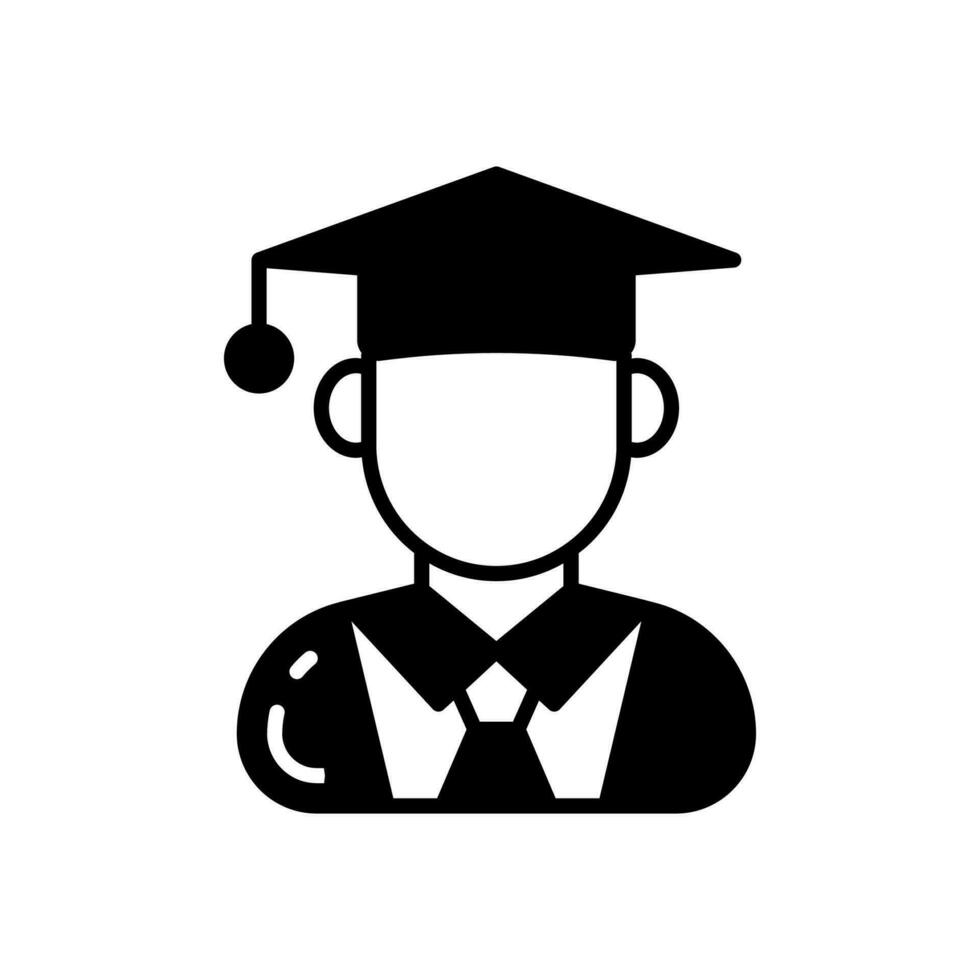 Student icon in vector. Illustration vector