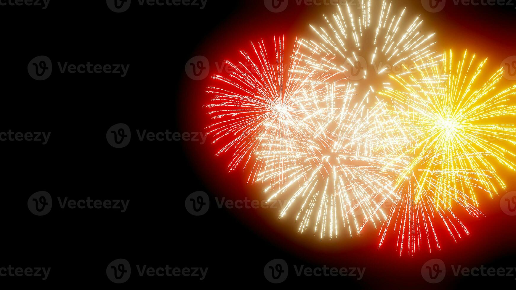 Fireworks overlay effect for holiday designs photo