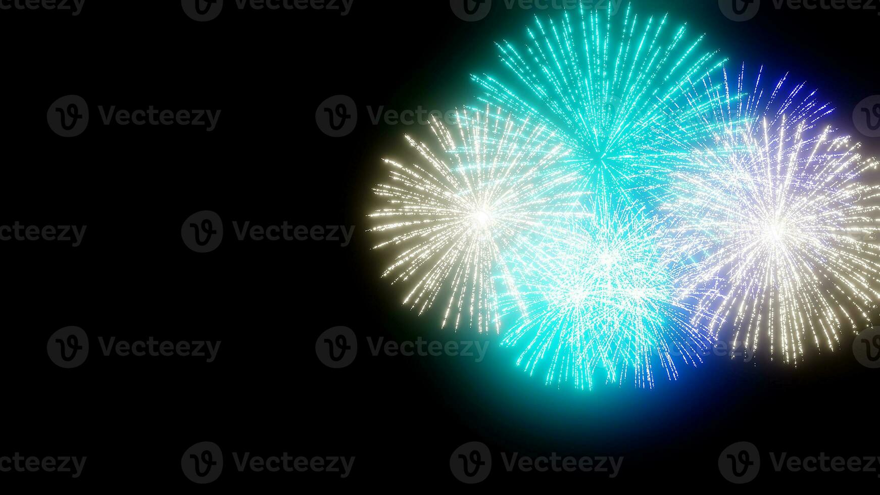 Fireworks overlay effect for holiday designs photo