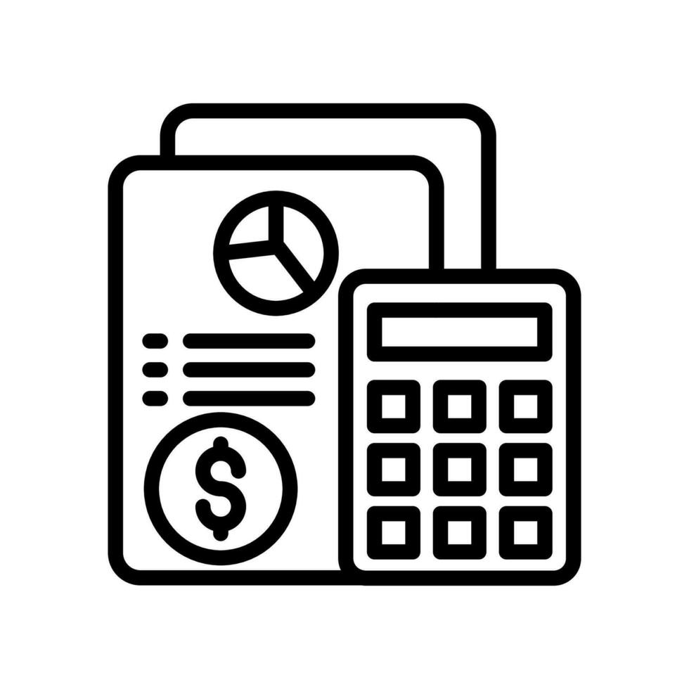 Accounting icon in vector. Illustration 33543872 Vector Art at Vecteezy