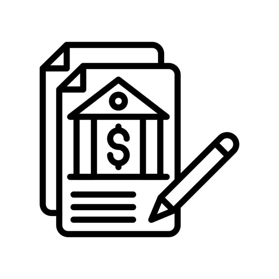 Loan icon in vector. Illustration vector