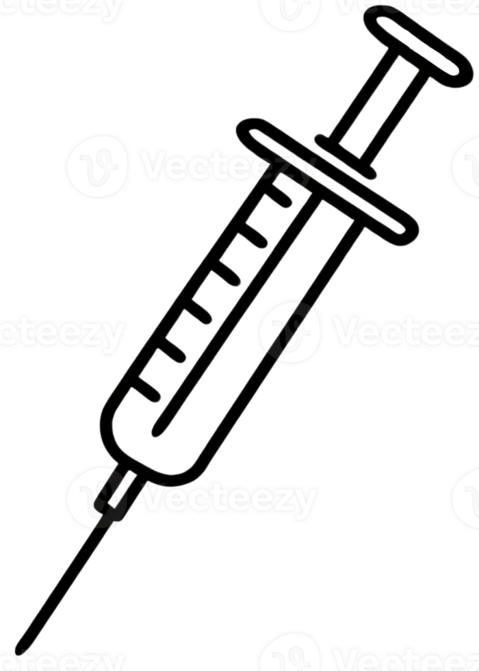 Syringe. AI Generative png
