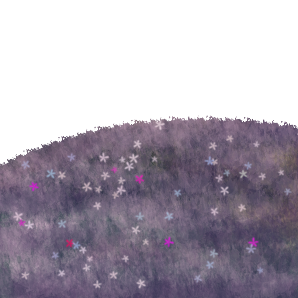 cute purple meadows png