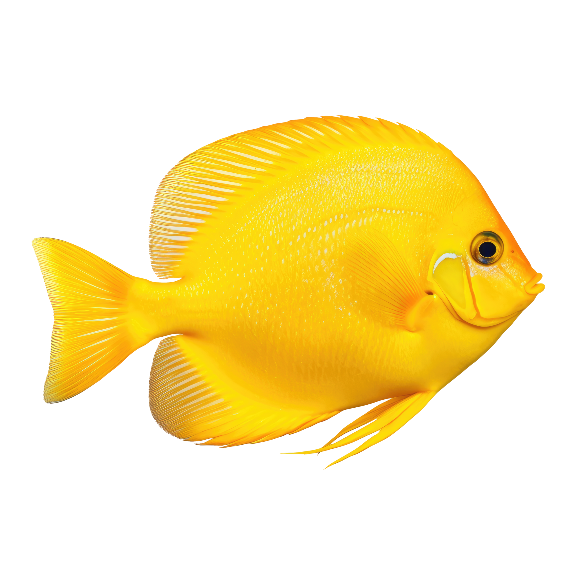 Yellow Tang Fish, AI Generative 33544798 PNG