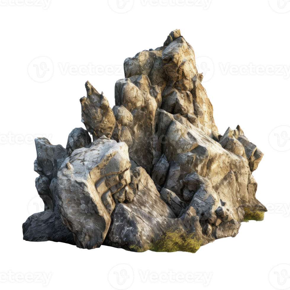 Rock Stone Boulder, AI Generative png