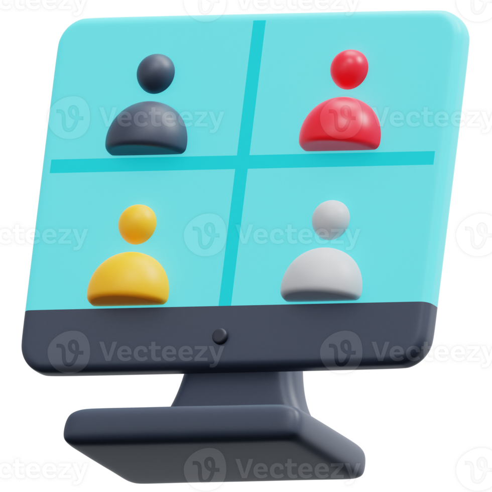 online 3d render icon illustration png