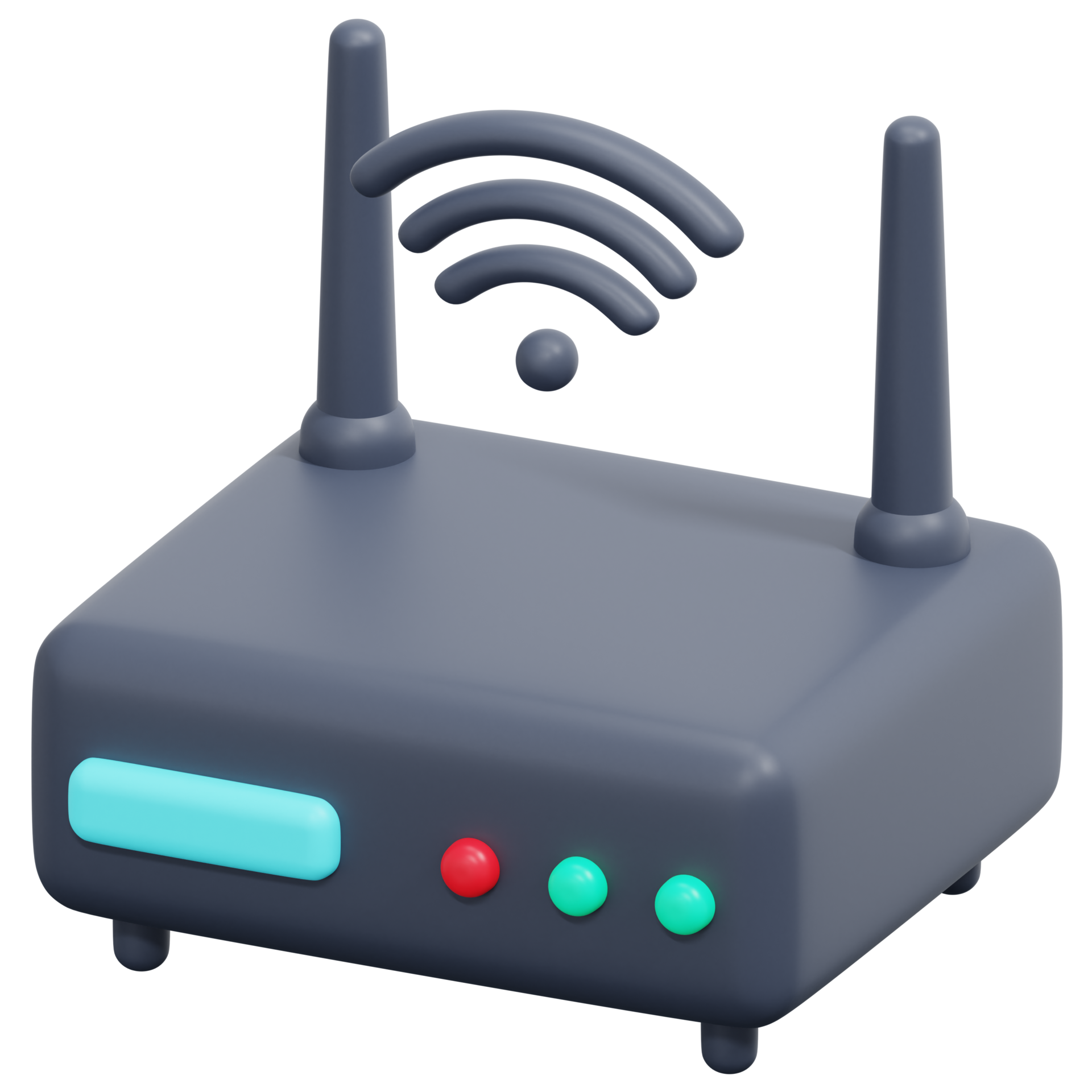 router 3d render icon illustration 33544885 PNG