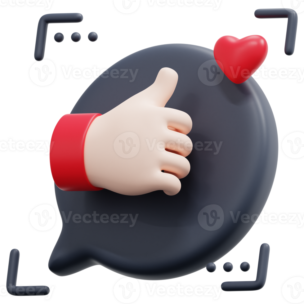 review 3d render icon illustration png