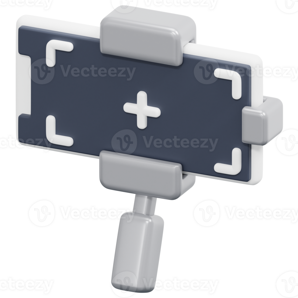 vlog 3d render icon illustration png