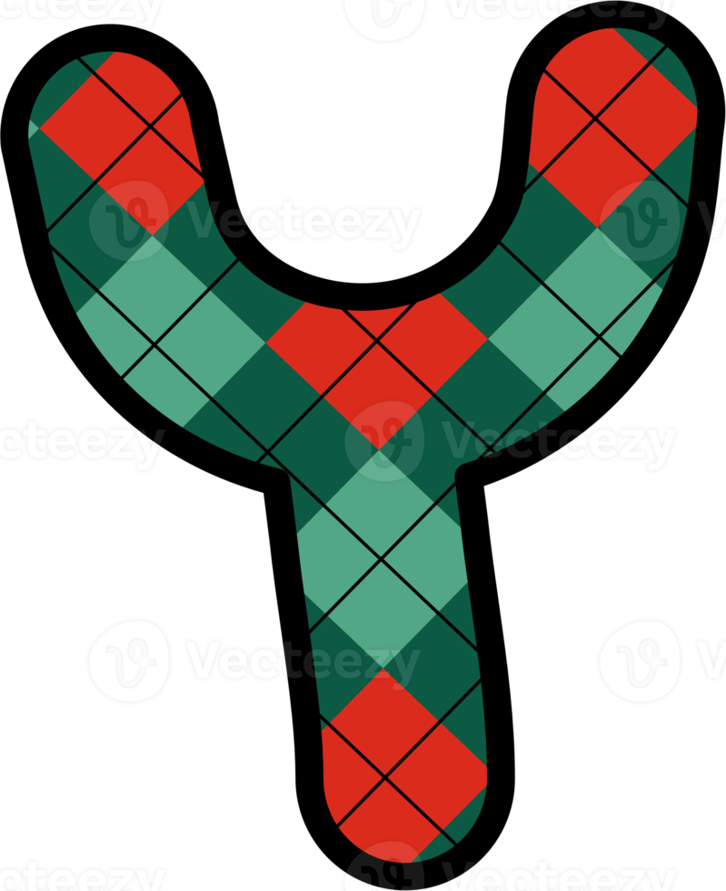 Y Alphabet, grid pattern, red, green png