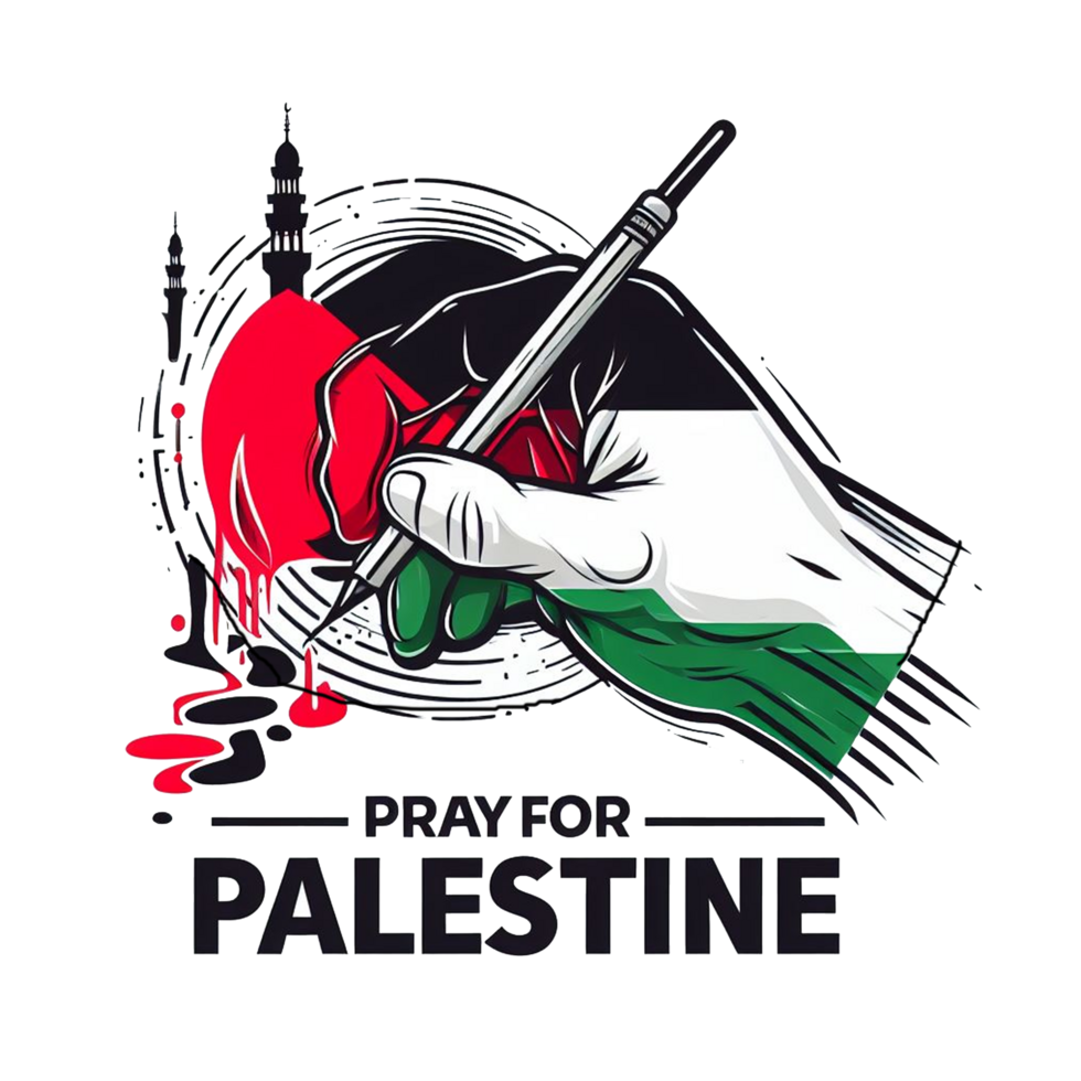 be för palestina hand dragen png