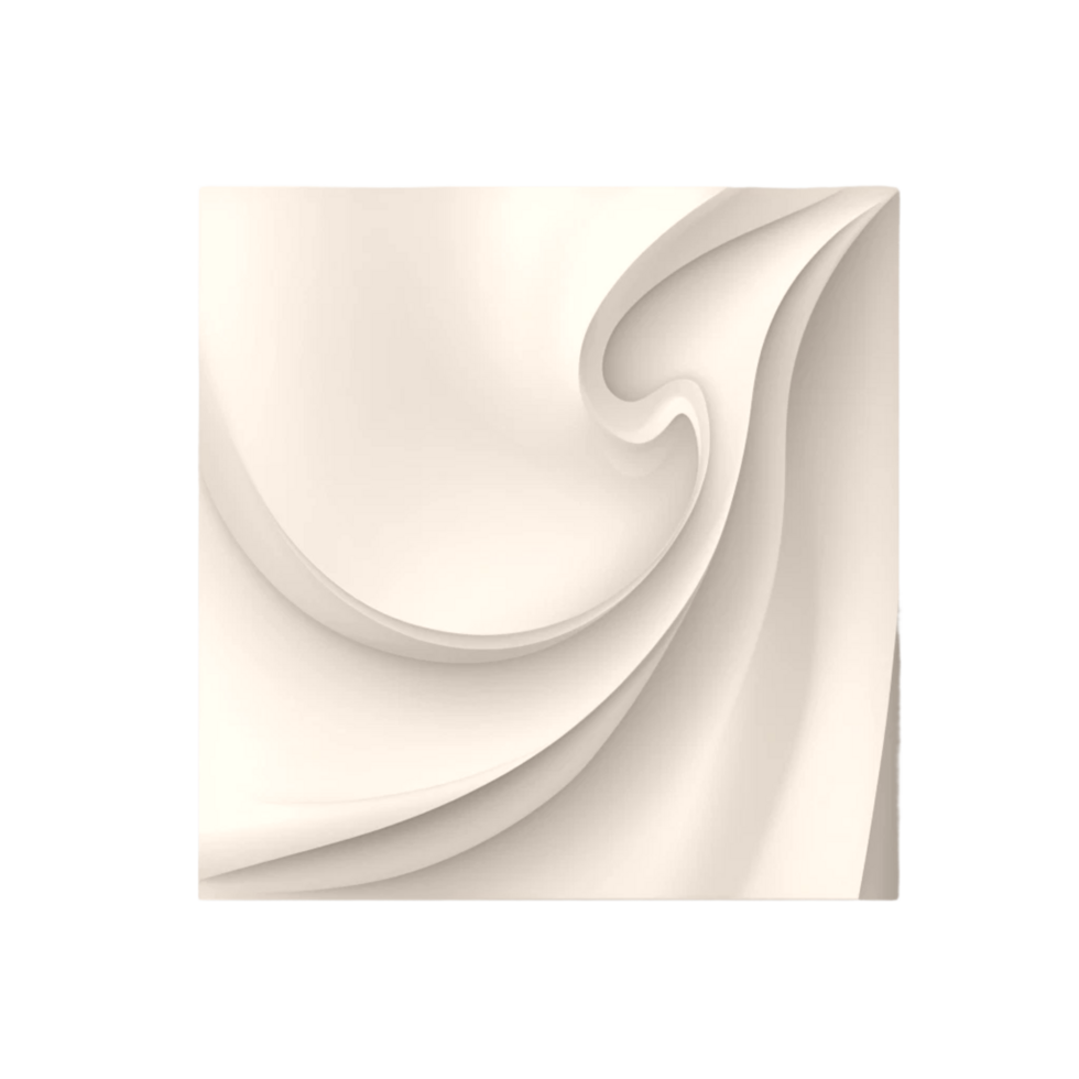 Abstract white background with smooth lines in it Generative Ai png