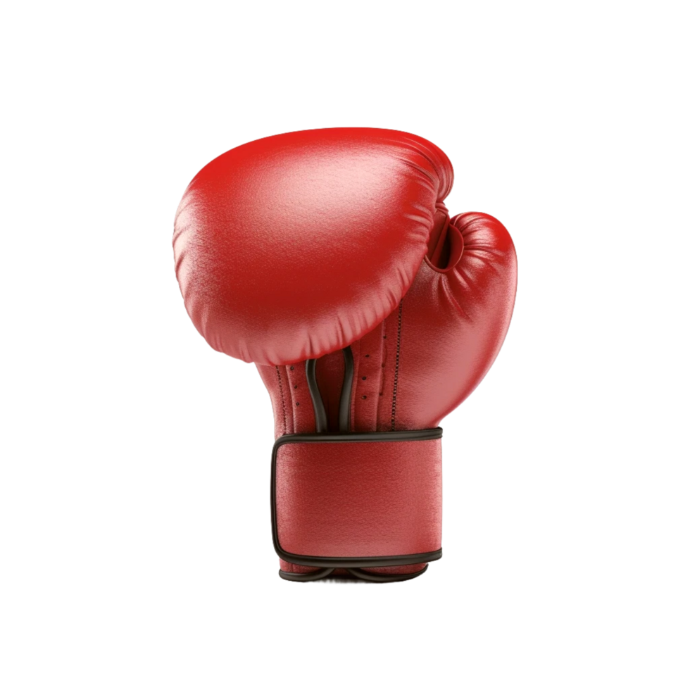 Red Boxing Glove Generative Ai png