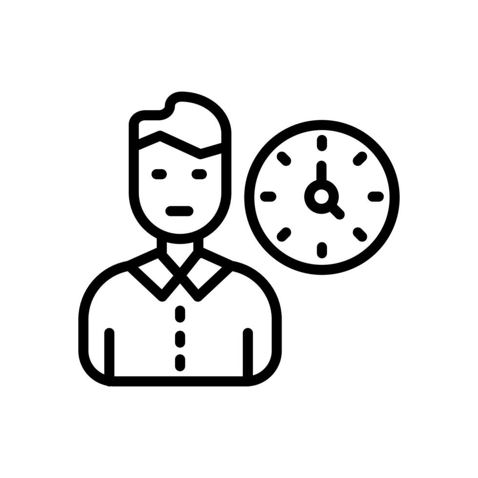 Working Hours icon in vector. Illustration vector