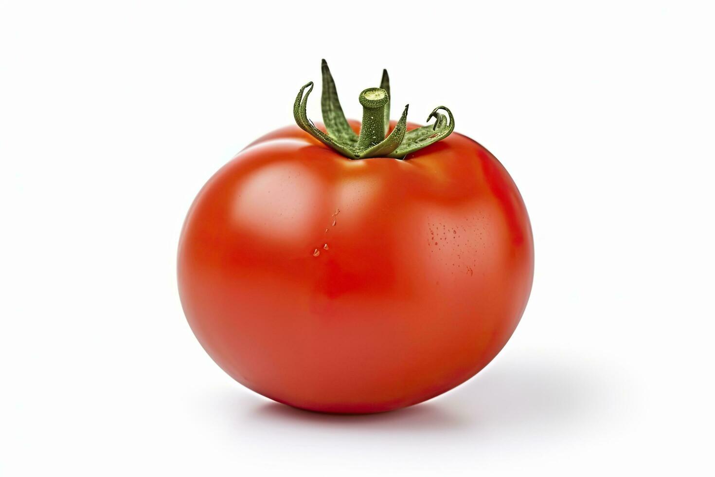 tomate aislado en blanco antecedentes. ai generado foto