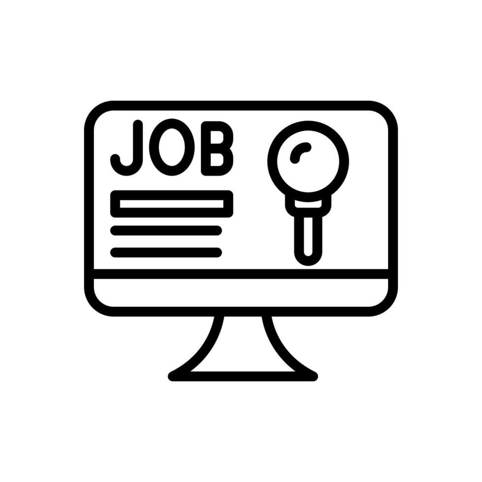 Job Search icon in vector. Illustration vector