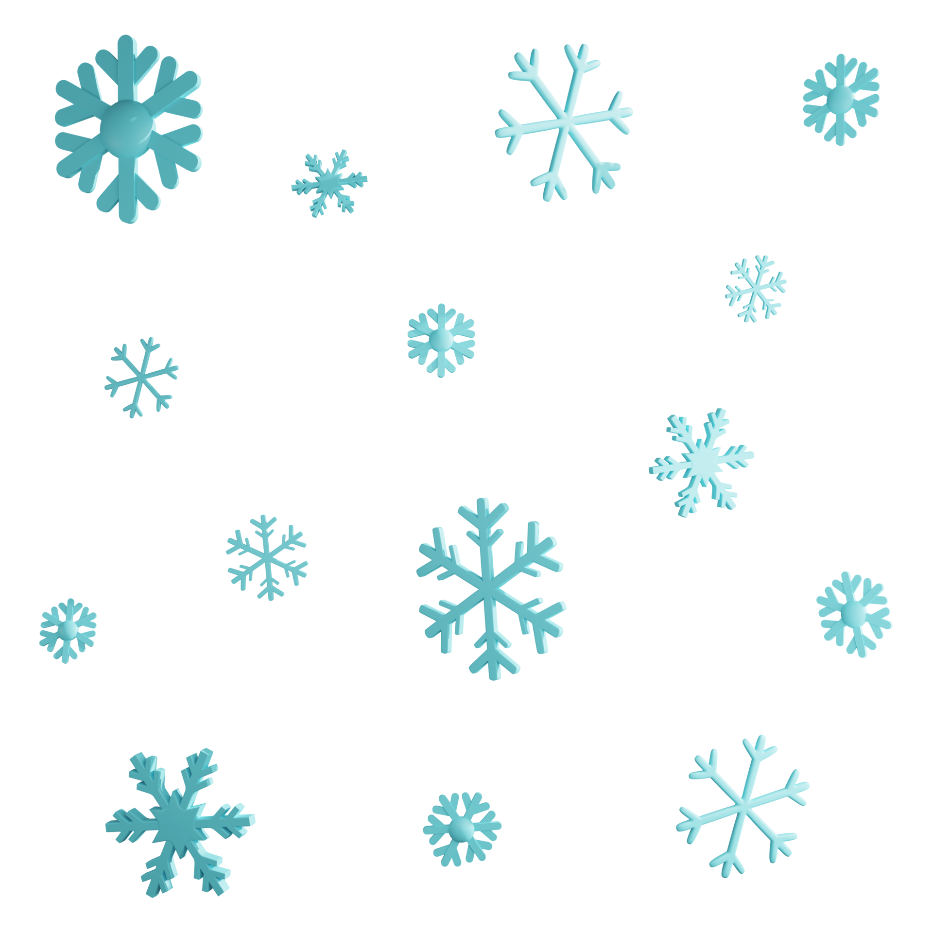 Falling Snowflakes Clipart Png
