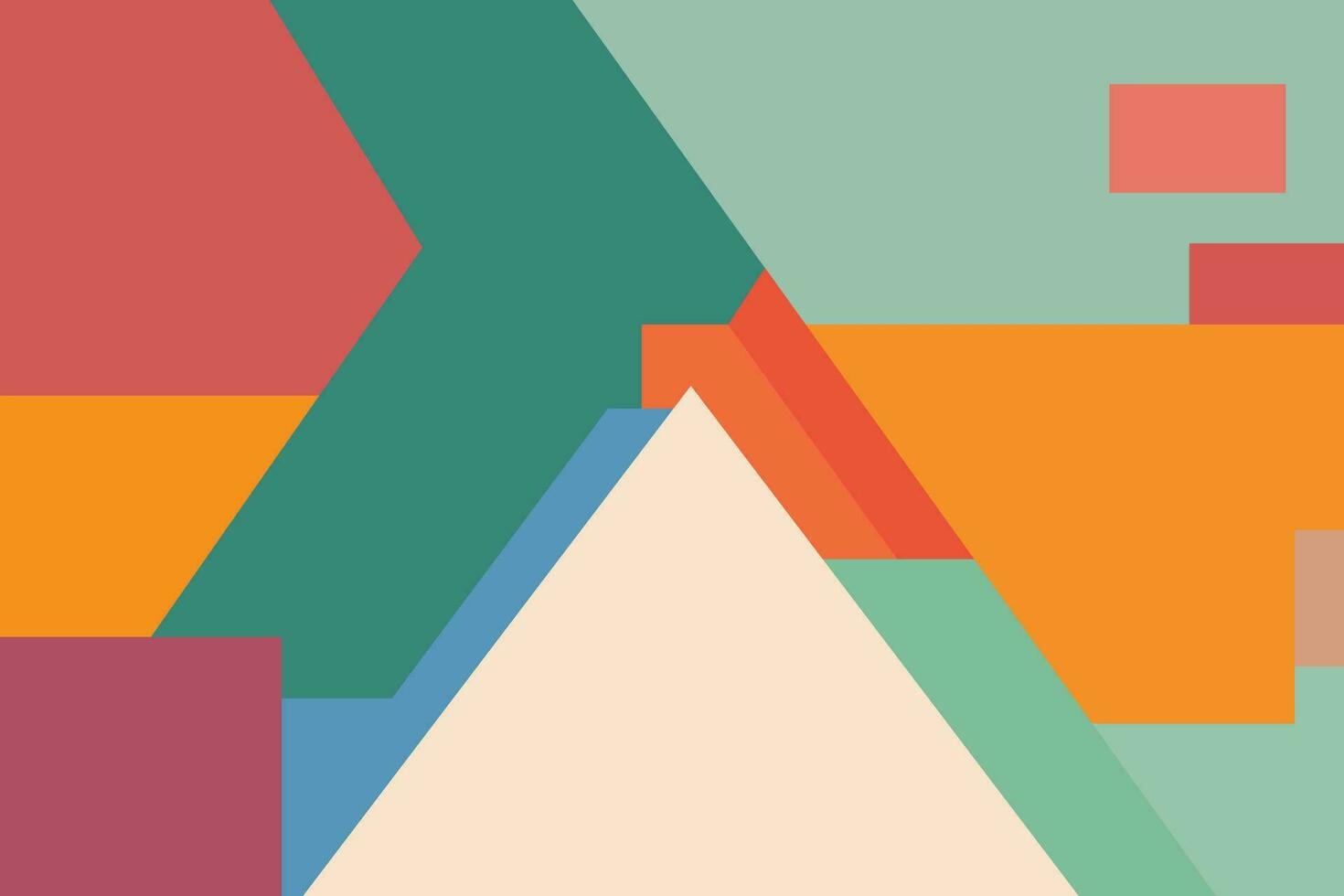 minimalist colorful pastel geometric abstract background shapes modern vector design