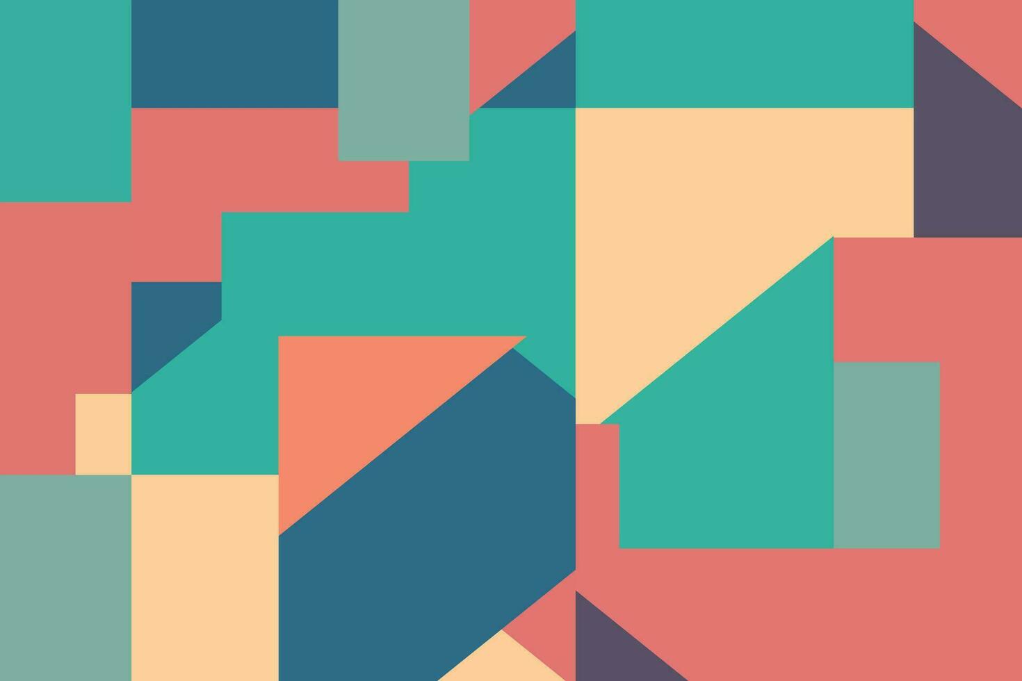 minimalist colorful pastel geometric abstract background shapes vector design backdrop