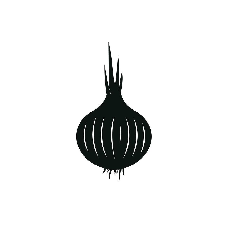 Onion flat vector design
