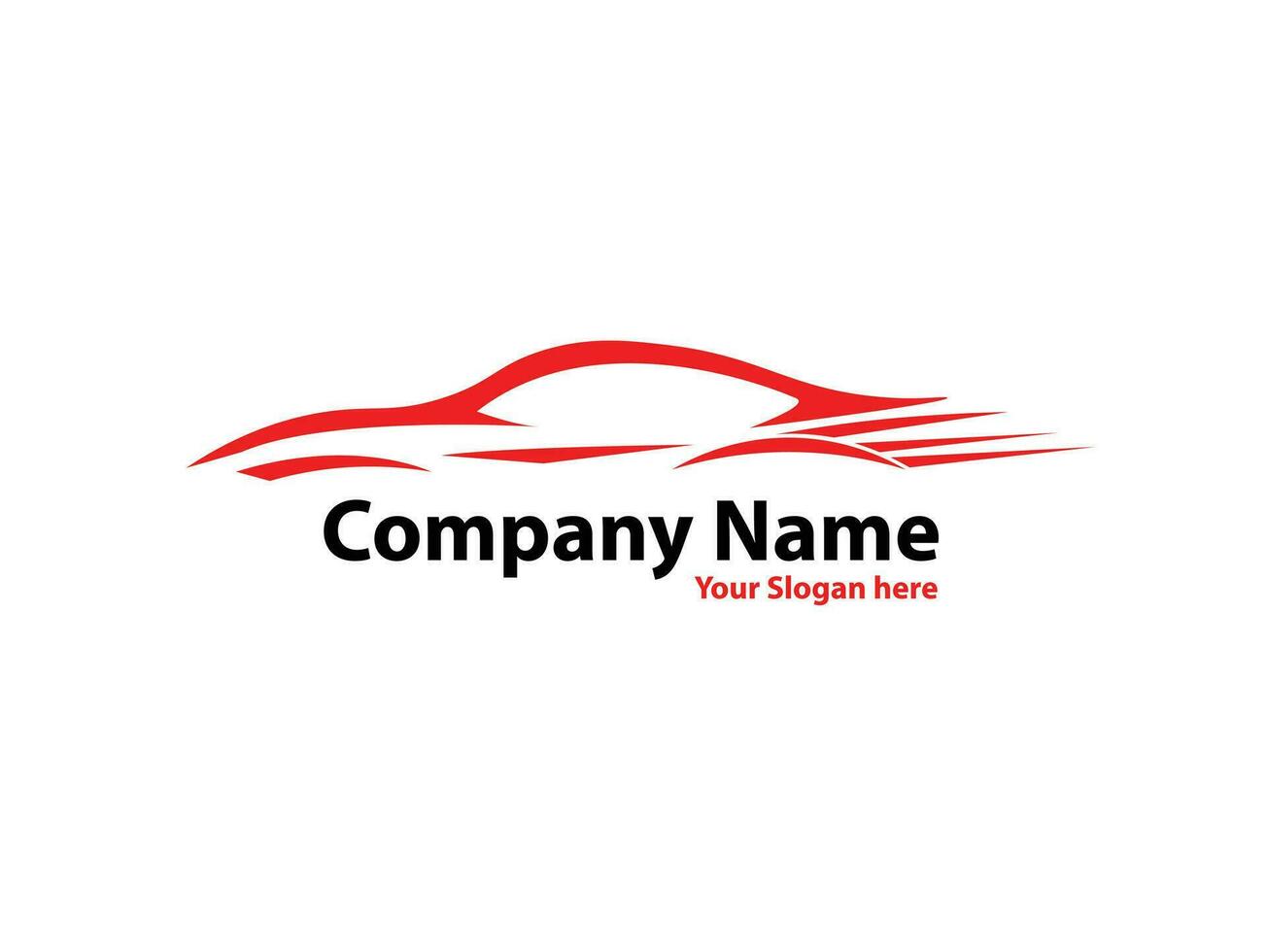 Car company logo design vector