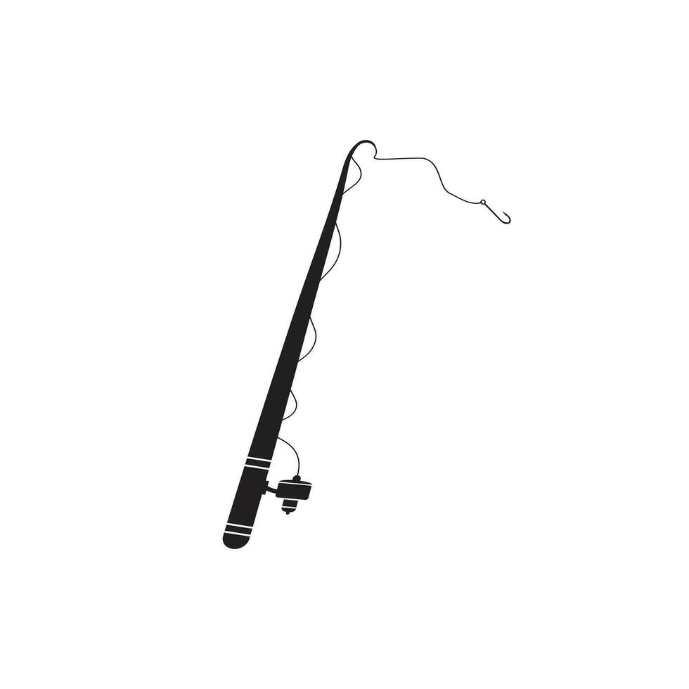 Fishing rod vector design