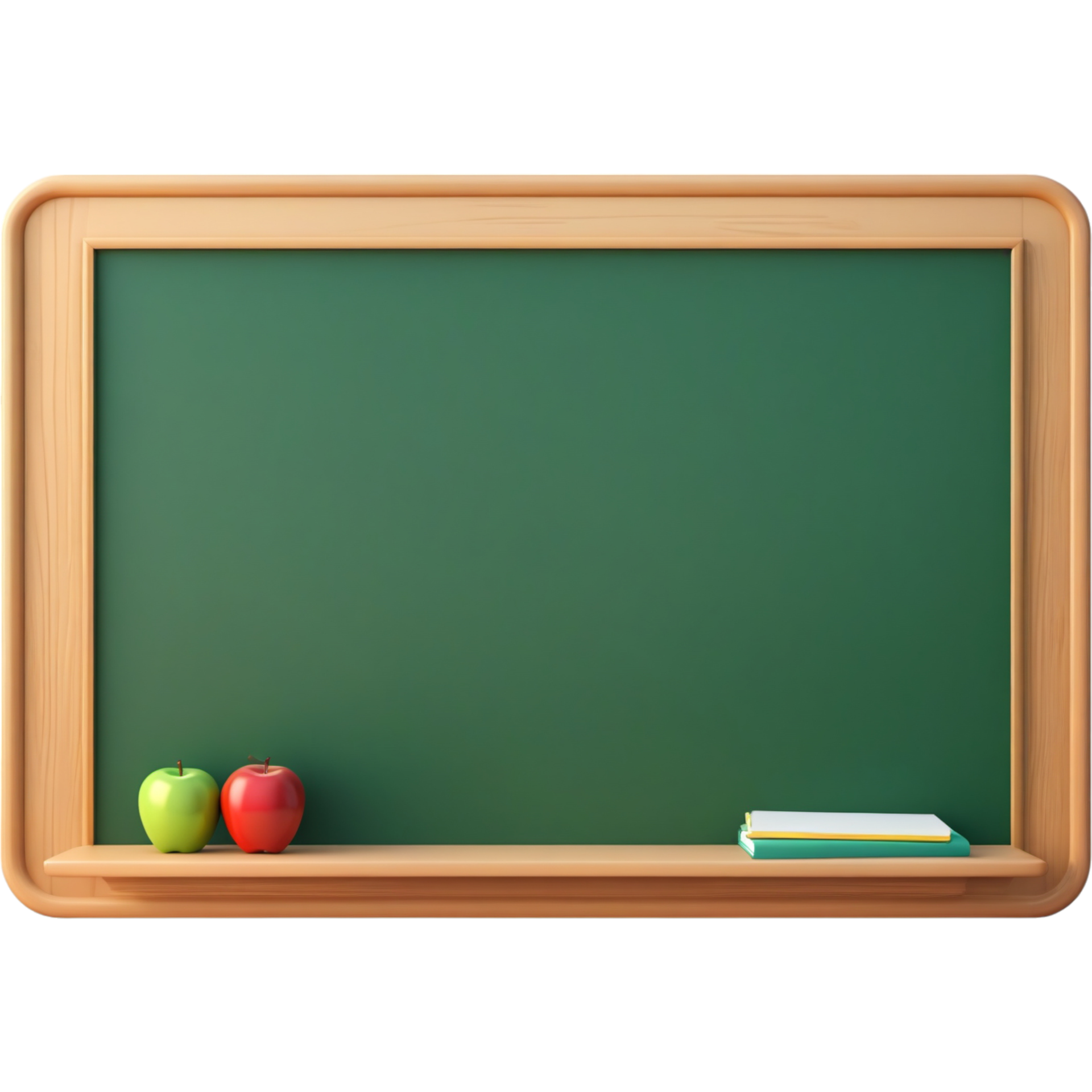 Green board school. AI Generative 33551351 PNG